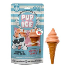 Pup Ice Waffle Cones Morango